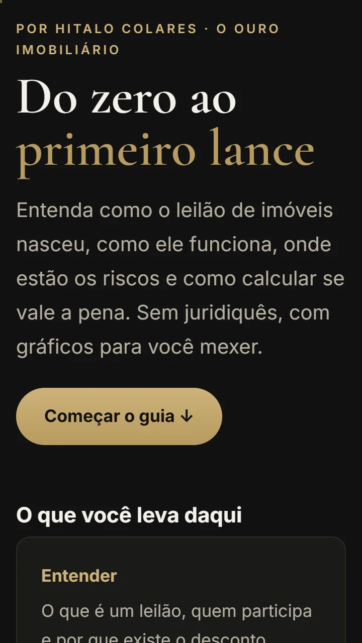 Abertura do Mapa no celular: Do zero ao primeiro lance